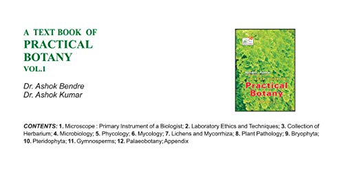 Rastogi Publications A TEXT BOOK OF PRACTICAL BOTANY VOL-1 (B-14)