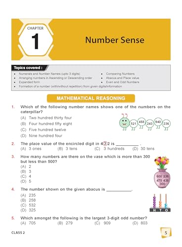 MTG International Mathematics Olympiad (IMO) Workbook Class 2 - Chapter-wise MCQs with Achievers Section - SOF Olympiad Books For 2026-27 Exam