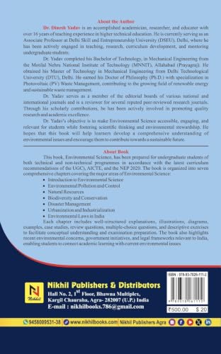 Nikhil Publishers Environmental Science by Dr. Dinesh Yadav