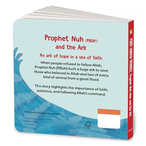 First Quran Stories: Prophet Nuh (PBUH) and the Ark: An Illustrated Story Book for Kids About Prophet | Inspirational Islamic Story | Teaches About Faith, Patience & Obedience to Allah | Ages 5+ [Select Learning]