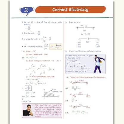 PW SKC Physics Crush Class 12 (English Edition) Handwritten Format Notes By Saleem Sir For JEE and NEET Exams | From Basic to JEE Advanced via JEE/ NEET