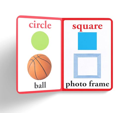 Shapes – Early Learning Board Book with Large Font: Brightly Illustrated Shape Recognition Book for Kids | Big Board Books Series for Babies, Toddlers & Preschoolers | Learn Basic Shapes with Bold Text & Clear Pictures | Ages 0–5 Years