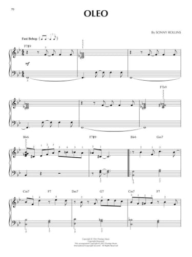 Bebop Jazz: Jazz Piano Solos Series Volume 4