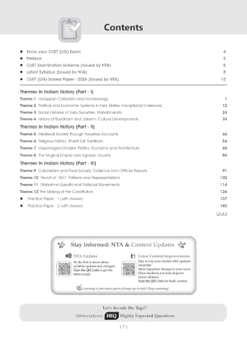 Oswaal NTA CUET (UG) Chapter-wise Solved Papers Question Bank | History | PYQs (2022–2026) NCERT aligned MCQs | With Solved Paper 2026 | For 2027 Exam | With Oswaal AI