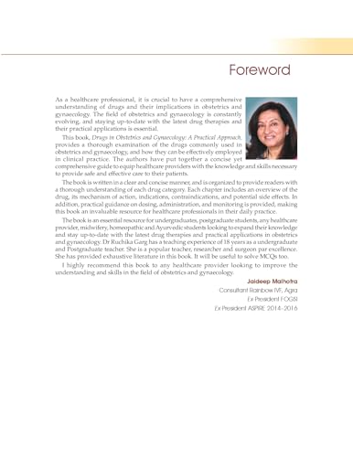 Drugs In Obstetrics And Gynecology A Practical Approach Part I Obstetrics (Pb 2025)