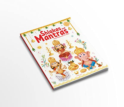 Shlokas And Mantras | Activity Book For Kids | Age 4–8 Years | Spiritual Learning | Sanskrit Verses With Meaning | Colourful Pages & Stickers | Engaging Activities | Premium Paperback | Latest Edition