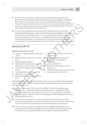 MRCOG Part 2: 500 SBAs and EMQs