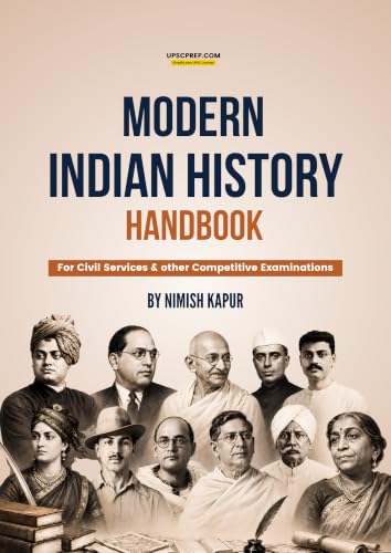 Modern Indian History Handbook | Nimish Kapur | 1st Edition | 2026 | UPSC Civil Services and Other Competitive Examinations | UPSC | State PCS | Mains | Prelims | Topic-wise PYQs | Modern Indian History | Indian National Movement | Free AnswerCraft