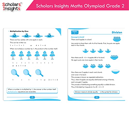 Scholars Insights Maths Olympiad Grade 2 – Paperback | Maths Olympiad Workbook for Class 2 | Competitive Exam Practice Book for IMO & School Olympiads | Grade 2 Maths Practice for Age 7–10