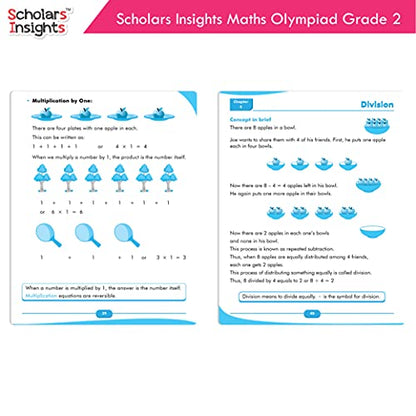 Scholars Insights Maths Olympiad Grade 2 – Paperback | Maths Olympiad Workbook for Class 2 | Competitive Exam Practice Book for IMO & School Olympiads | Grade 2 Maths Practice for Age 7–10