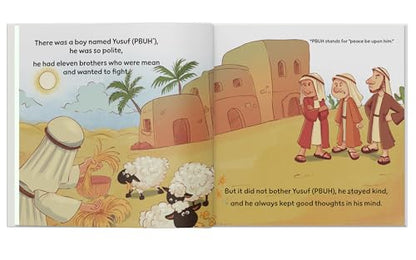 First Quran Stories: 6-in-1 illustrated Islamic Story Book for Kids| Prophets' Tales of Faith, Courage & Allah's Teachings| Ages 5+| [Select Learning]