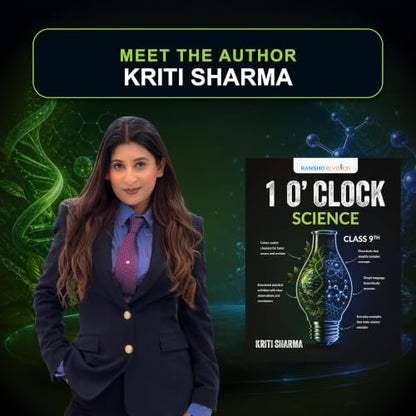 1 O’ Clock Class 9 Science Revision Book | Based on New NCERT Grade 9 Science Syllabus 2026-27 | Audiobooks on App + 3D Interactive Videos via QR | ... Graphs, Experiments & Beyond Basics