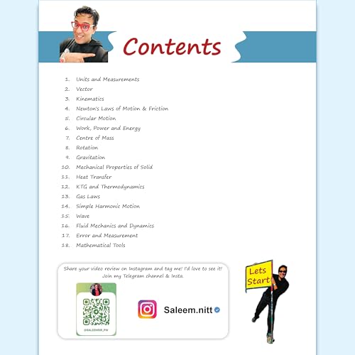 PW SKC Physics Crush Class 11 Handwritten Format Notes By Saleem Sir For JEE and NEET Exams (Hinglish Edition) | Most Important PYQs | From Basic to JEE Advanced via JEE/ NEET