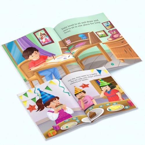 Story Books for Kids - Good Habits (Illustrated) (Set of 6 Books)- Bedtime Stories - Early Learning for Kids - Age 3+ - Read Aloud to Infants, Toddlers