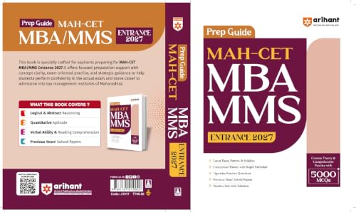 Arihant Prep Guide for MAH-CET MBA MMS Entrance 2027 - For Maharashtra MBA CET 2027