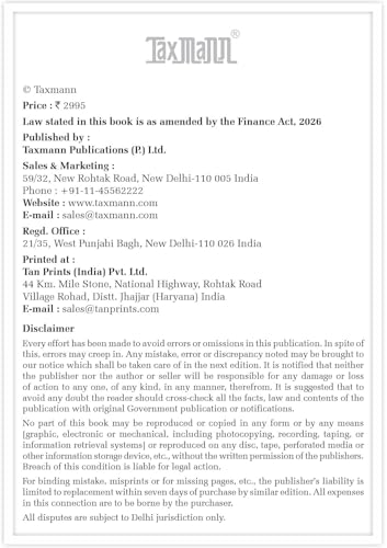 Taxmann's Master Guide to Income Tax Act 2025 – Bridges the ITA 1961 & ITA 2025—with Provision-by-Provision Commentary | TDS/TCS Reckoner | 60+ Years of CBDT Guidance | Century of Landmark Rulings