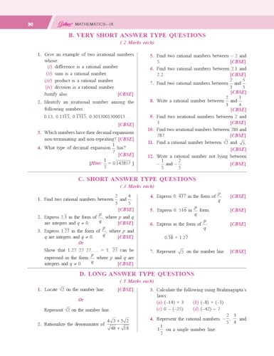 Golden Mathematics Study Material Based on New NCERT Ganita Manjari for Class 9 | CBSE 2027 Exams (Part-1) | Topicwise Theory with Examples | Solved NCERT Exercises | Sample Papers | Objective Q Bank