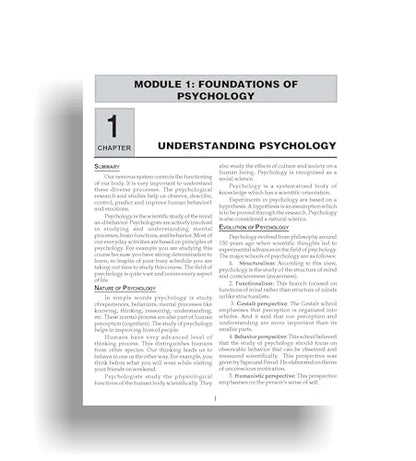 TOP NIOS Class 12 Psychology 328 Guide (Including Objective Type MCQs) | Updated with Latest Syllabus and Exam Pattern as per NIOS Latest Notification