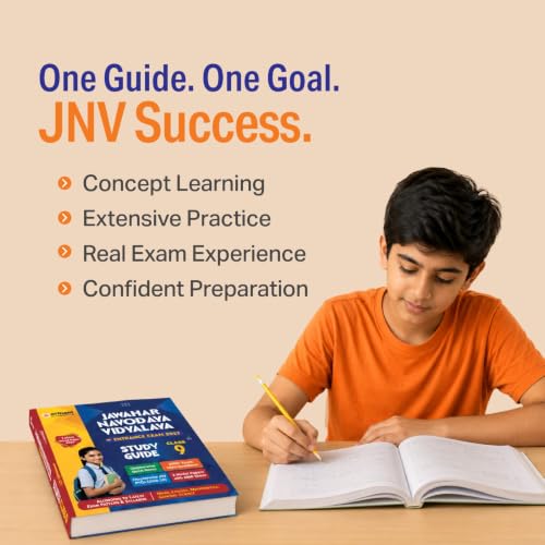 Arihant Jawahar Navodaya Vidyalaya Class 9 Entrance Exam 2027 | Study Guide As per Latest Syllabus | Includes Section-wise Notes, Exam-Style ... OMR & Latest Solved Paper 2026 | Hindi Medium