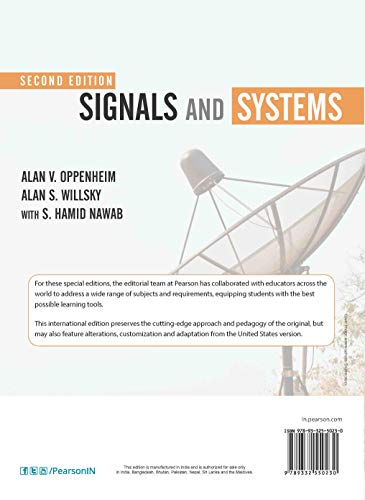 SIGNALS AND SYSTEMS, 2ND EDN