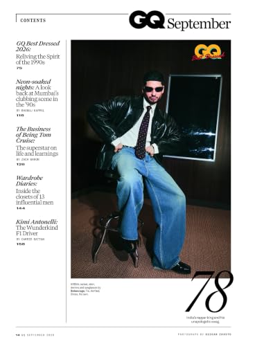 GQ India - September 2026 - Tom. - Reliving the Spirit of the '90s With