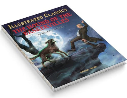 The Hound of the Baskervilles: Illustrated Abridged Children Classics English Novel With Review Questions (Hardback)