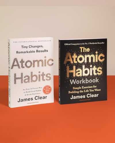 The Atomic Habits Workbook: Official Companion To Atomic Habits by James Clear | Guided Journal, Habit Tracker, Daily Routine Planner: Official Companion to the #1 Worldwide Bestseller