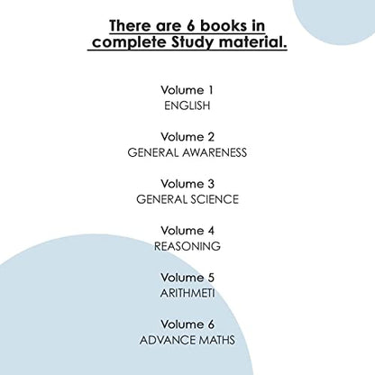 SSC CHSL Staff Selection Commission Combined Higher Secondary Level Exam Notes for Maths, English, General Studies & Reasoning Set of 5 Books in English, ToppersNotes Latest Edition