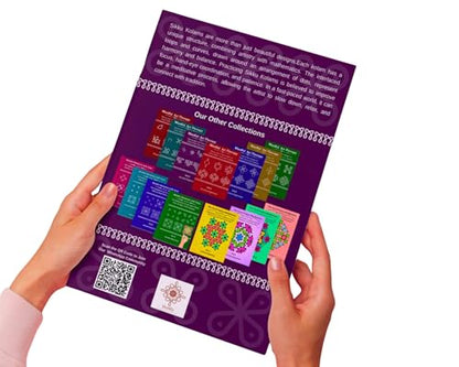 Mindful Kolam Art Volume 3 | 50 Step-by-Step Sikku Kolam and Muggulu Designs with 4 and 5 Dots | Drawing and Coloring Book with Practice Grids | Art Activity for Adults and Kids (Mindful Art Therapy)