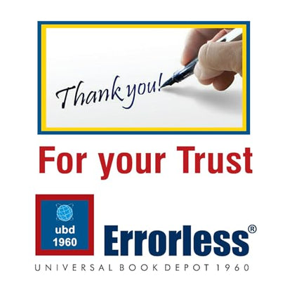 UBD1960 Errorless Physics for NEET as per NMC (Paperback+Smart E-book)Updated New Edition 2027 (2 volumes) Original Errorless Self Scorer Book with Trademark Certificate