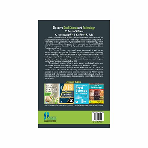 Objective Seed Science,Technology 2nd Ed