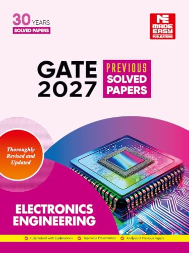 GATE 2027 Electronics Engg 30 Years Solved Papers | GATE Prep Book