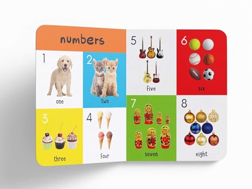 My First 4 In 1: Alphabet | Numbers | Colours | Shapes | Ages 0–5 Years | Early Learning Book | Learn Abc | 123 | Colours & Shapes | Padded Board Book | Toddlers | Preschoolers | Latest Edition