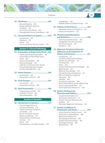 Textbook of Pathology & Genetics for Nurses, 3/E for BSc Nursing 3rd & 4th Semesters | General & Systemic Pathology, Hematology and Genetics with Chapter-wise MCQs, Flowcharts and Glossary