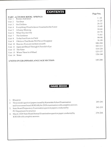 Jeevith 2nd PUC - ENGLISH - Student's Illuminator|A Complete Question Bank With Answers- An Authentic Approach|Thoroughly Updated For 2026-27|