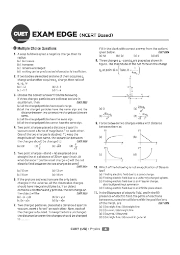 Arihant CUET UG 2026 Physics Chapterwise Notes & Question Bank | Based on NTA Test Pattern | 1000+ NCERT-Based MCQs, Mind Maps, Flash Cards & Quick ... 2025 Solved Paper & Online Digital Support