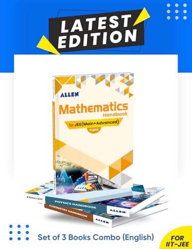 ALLEN Physics, Chemistry, Maths Handbook For IIT-JEE Exam (English) (Set of 3 books Combo) | NON RETURNABLE