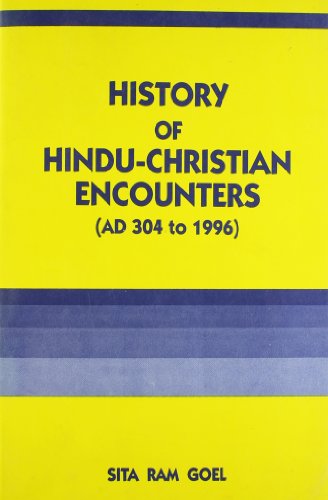 History of Hindu-Christian encounters book cover