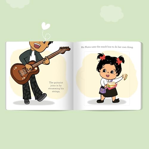 Music for Ms. Nunu by SAM & MI | Lift-the-Flap Board Book for Kids | Interactive Toddler Book on Learning About Sounds | Build Early STEM & STEAM Skills (Ages 0–4)