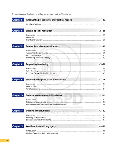 A Handbook of Pediatric and Neonatal Nursing Mechanical Ventilation [Paperback] Saroj Kumar