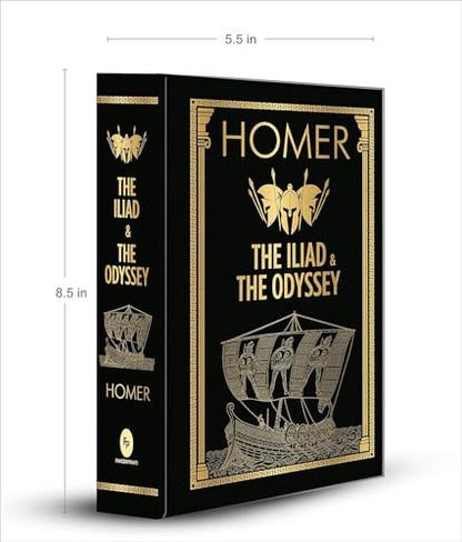 HOMER: The Iliad and The Odyssey (Deluxe Hardbound Edition)