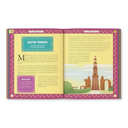A-Z of Indian History: 80 Fun Stories from Ancient India to Independence: 80 Fun Stories from Ancient India to Independence | Cool Trivia, Bright Full-Coloured Illustrations | Ages 10+