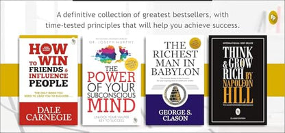 World’S Greatest Books For Personal Growth & Wealth (4 Books Boxset) Motivational | Life-Lesson | Self Help | Gift Pack | Premium Paperback | Think & Grow Rich | Power Of Your Subconscious Mind & More