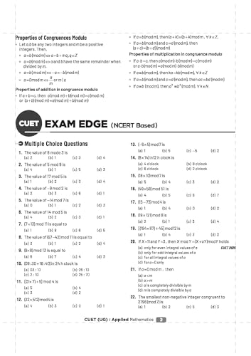 Arihant CUET UG 2026 Applied Mathematics Chapterwise Notes & Question Bank | Based on NTA Test Pattern | 1000+ NCERT-Based MCQs, Mind Maps, Formula ... 2025 Solved Paper & Online Digital Support
