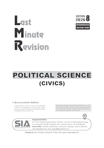 TG LMR Intermediate Second Year CEC Political Science (Civics), Economics, Commerce and Accountancy (3 Book Set) Edition 8 Latest & Updated 2026
