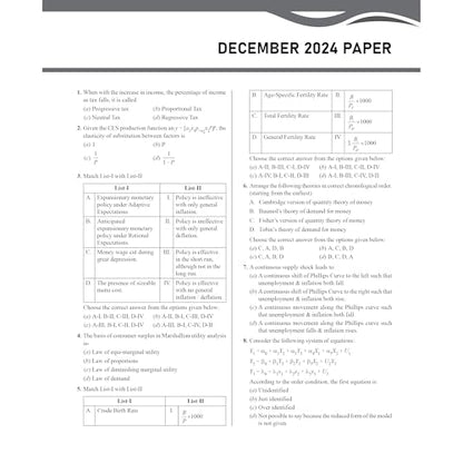 PW UGC-NET Economics PYQ 11 Years (2014-2024)|Latest December Session Paper Covered|Chapterwise and Yearwise Previous Year Solved Papers For Phd Entrance, SET, GATE, CUET UG & PG [Paperback] PW