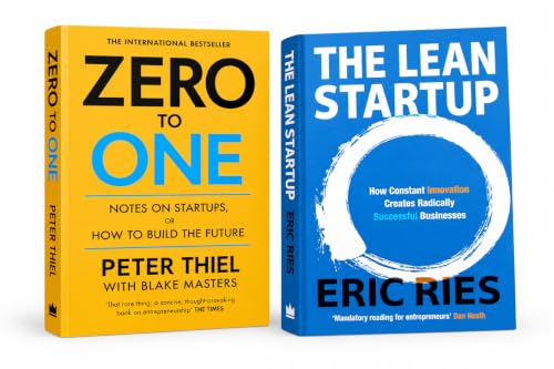 Zero to One and The Lean Startup Entrepreneurship Books Set combo (Startup Founder Combo)