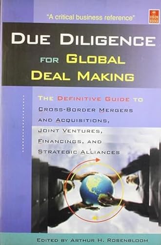 Due Dilligence For Global Deal Making book cover