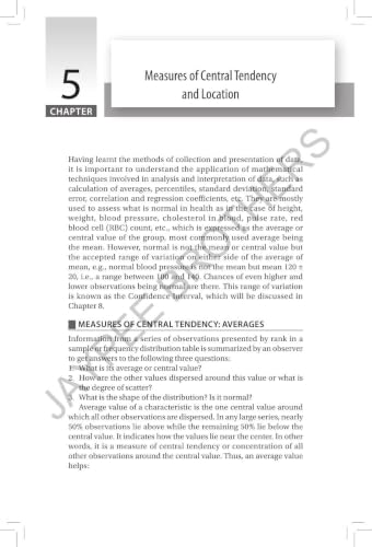 Mahajan's Methods in Biostatistics for Medical Students and Research Workers, 11/E | New Chapters on Nonparametric Tests and Kaplan-Meier Survival Analysis | Chapter-wise Question Bank: 1