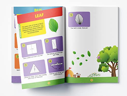 Origami | Step-By-Step Introduction To The Art Of Paper Folding Level 1 | Ages 5–9 Years | Beginners | Creativity | Kids Fine Motor Skills | Paper Folding | Premium Paperback | Latest Edition